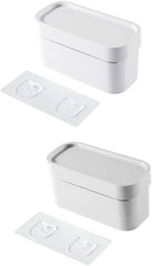 2pcs Wall-mounted Trash Bag Organizers Bag Storage Easy Install Space-saver