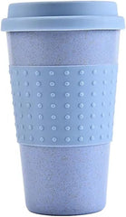 Darwaza Plastic coffee cup is less likely to break compared to ceramic or Glass mugs such as coffee or tea and is usually dishwasher safe for easy cleaning (color,Blue)