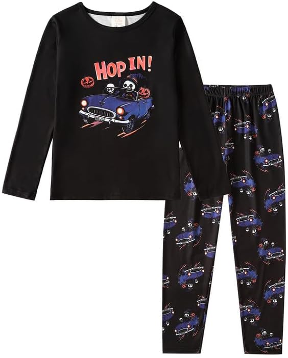 MyFav Boys Pajamas Set Long Sleeve Kids Sleepwear Big Boys Children Nightwear