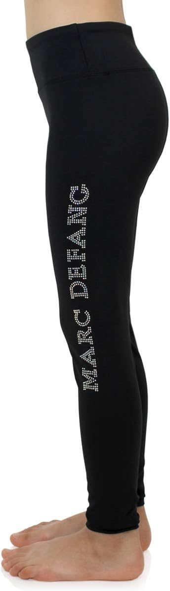 Marc Defang Girl's High-Waist Signature Sports Leggings