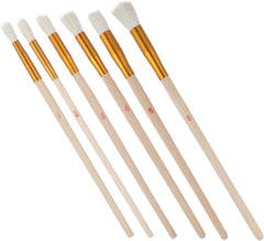 POPETPOP 6pcs Hand Pollination Brush for Vegetable and Fruit Gardening Soft Wool Flower Pollinator Tools Lightweight and Durable Pollinator Wand for Improved Crop Yields