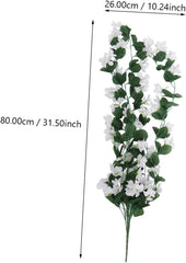 Cabilock Simulated Violet Fake Flowers Artificial Plant Wedding Decor Home Decor Elegant Table Setting