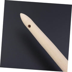 MERRYHAPY 4-Pack BBQ Brush Set Bristle Oil Painting Brush Wooden Handle for Grill Cleaning Chalk Paint Random