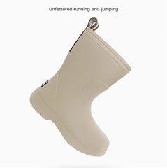 IWIHMIV Boys Rubber Rain Boots Girls Non Slip Rain Boots Lightweight Casual Rain Shoes for Toddler and Kid