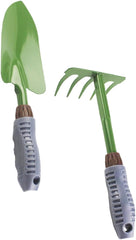 HANABASS 1Set Multi Purpose Garden Tool Stainless Steel Shovel Rake for Efficient Weeding and Soil Excavation Comfortable Grip Hand Tools for Home Gardening