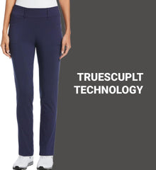 Callaway Women's Golf Pants with Truesculpt, Pull-on Waistband, Stretch Moisture-wicking, Eco-Friendly Performance Bottoms