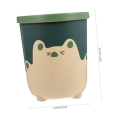 Adorable Ring Trash Can Home Trash Can Small Bin Opening for Kitchen Bedroom