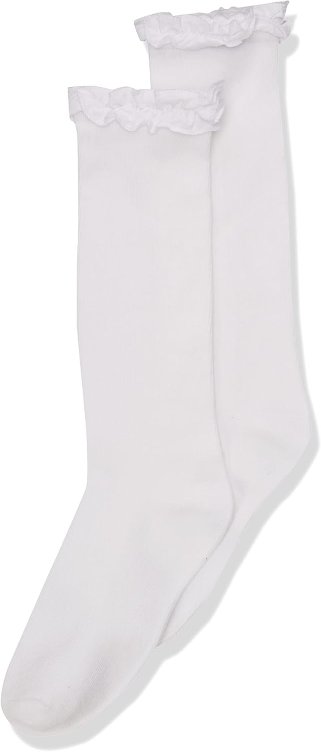 Jefferies Socks Girls' Ruffle Knee High