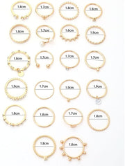 Stackable Rings for Women Stacking Rings Knuckle for Women Ring Sets Jewelry