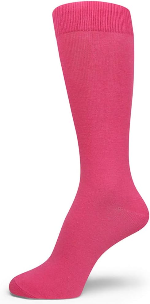 Spotlight Hosiery Elite Quality Colorful Soft Cotton XL Extra Large Socks Size 14-16 Plain Solid Color Dress Socks
