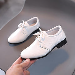 Boys Classic PU Leather School Uniform Oxfords Casual Dress Shoes Loafers Flats