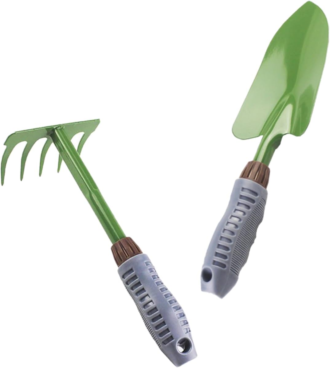 1Set Garden Tools Gardening Supplies with Heavy Duty Shovel Hand Rake Lightweight Portable Multi Functional Tools for Vegetable Gardens Flower Beds Durable