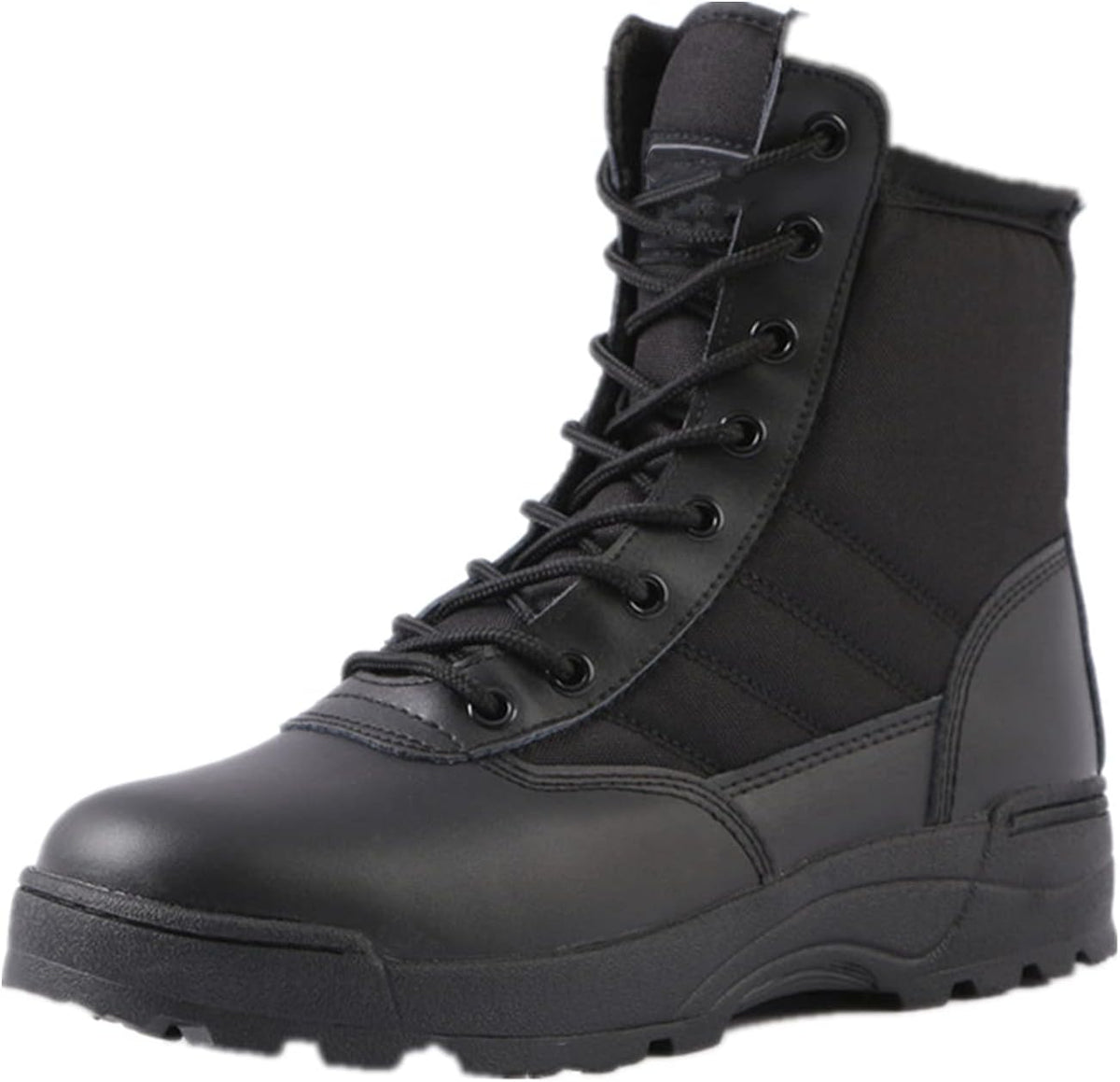 QMFUR Men’s Military Boots Outdoor Hiking Work Boot Tactical Durable Combat Boot Army Shoes