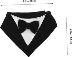 Kisangel Pet Bandana for Dogs Triangular Bibs Stylish Accessory for Pet Photography Parties and Daily Walks Polyester Material