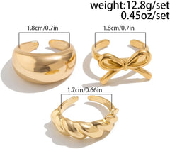 Stackable Rings for Women Ring Set Stacking Rings Knuckle Stylish Jewelry Gift