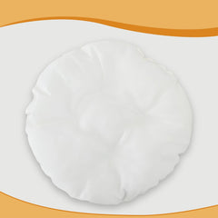 Cat Bed Mat - 15.75 Inch Round Pet Bed Pad for Cats & Dogs, Soft Washable Cat Blanket, Non-Slip Eco-Friendly Cushion for Indoor Cats (White)