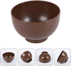 Kichvoe Small Bowls Miso Soup Bowls Traditional Japanese Rice Bowls Rice Noodle Ramen Snack Appetizer Bowl for Fruit Dessert Rice Pasta Snack Serving Bowls