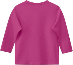 Girls Plain Tops 3/4 Sleeve T-Shirt Kids Toddler Girls Summer Round Neck T-Shirt School Tee Cute Pattern Casual Tops Tee