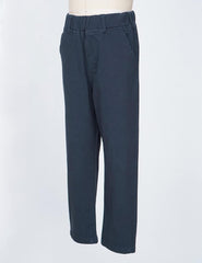 Boy's Chino Trousers Kids Casual Athletic Solid Pocket Pull On Straight Long Pants