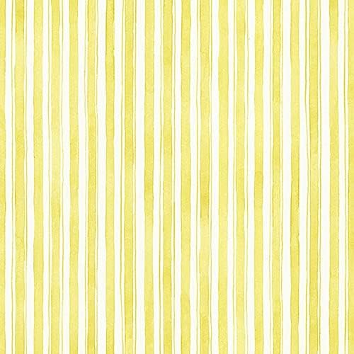 CONCORD WALLCOVERINGS ™ Fresh Kitchens, Kitchen Design Yellow, White Wallpaper, Sample 7" x 10"