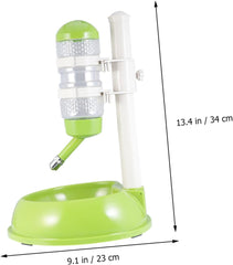 Automatic Cat Feeder and Water Dispenser PET Feeding and Drinking Tool Green Non-Slip Design Suitable for Cats and Kittens PET Supplies