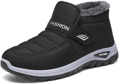 Men's Winter Boots Warm Insulated Snow Boots, Thick Sole, Casual Style Fleece Lined, Cold Weather Protection, Comfortable for Outdoor Activities (7,Black)