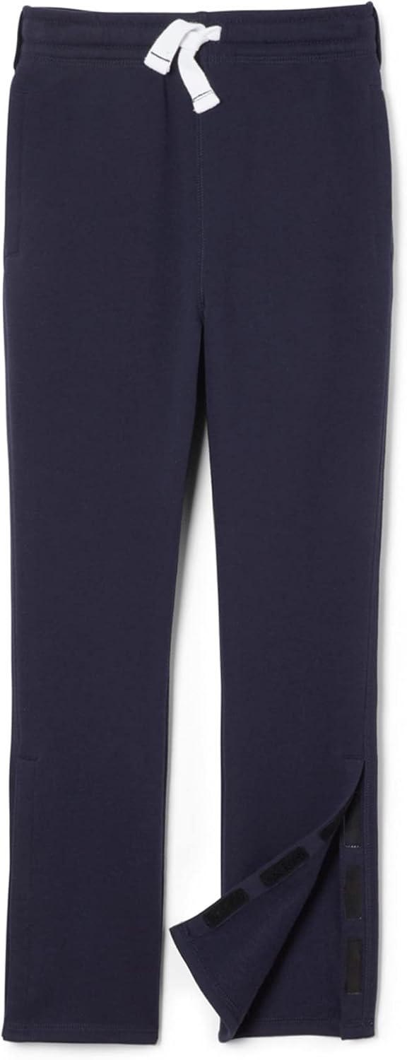 French Toast Kids' Adaptive Fleece Sweatpants with Lift Loops and Pull-Apart Leg Openings