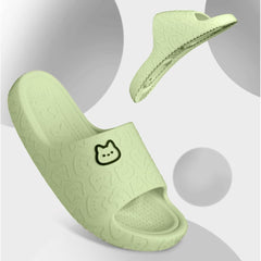 Cat Slippers - Female Summer Non-slip Indoor Home Bathroom Cute Cat Slippers At Home