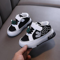 Kids Sneakers for Boys High Top Light Up Shoes Toddler Light Up Shoes Girls White Valentine Shoes for Toddler Girls