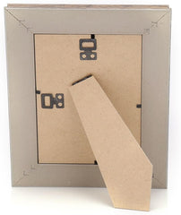 6x8 Inches Vintage Feel Rustic Picture Frame For Tabletop or Wall Hanging with Glass Front (6x8, Khaki)