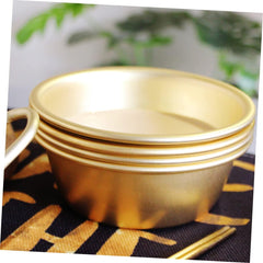 DECHOUS Korean Makgeolli Bowl Decorative Wine Soup Bowl Aluminum Tableware for Rice Wine