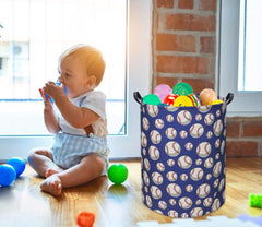 HIYAGON Ocean Baby Laundry Basket Baby Hamper for Nursery Girl Kids Soccer Hamper Cute Kids Toys Storage Bin Organizer Ocean Room Decor for Home(Blue Ocean)