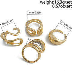 Stackable Rings for Women Stacking Rings Knuckle for Women Ring Sets Trendy Jewelry