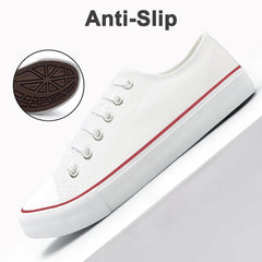 Unisex Low Top Lace Up Casual Canvas Shoes for Women and Men, Comfortable Lightweight Classic Fashion Sneakers Popular 2025, Zapatillas Casual De Lona De Moda para Hombre Y Mujer