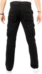 X RAY Mens Cargo Pants, Soft Cotton W/Deep Pockets & Belt Cargo Pants for Men Work and Travel