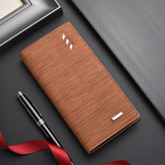 Slim Long Wallet - Stylish & Lightweight - Perfect for Travel, Daily Commute, and Home Use (blue)