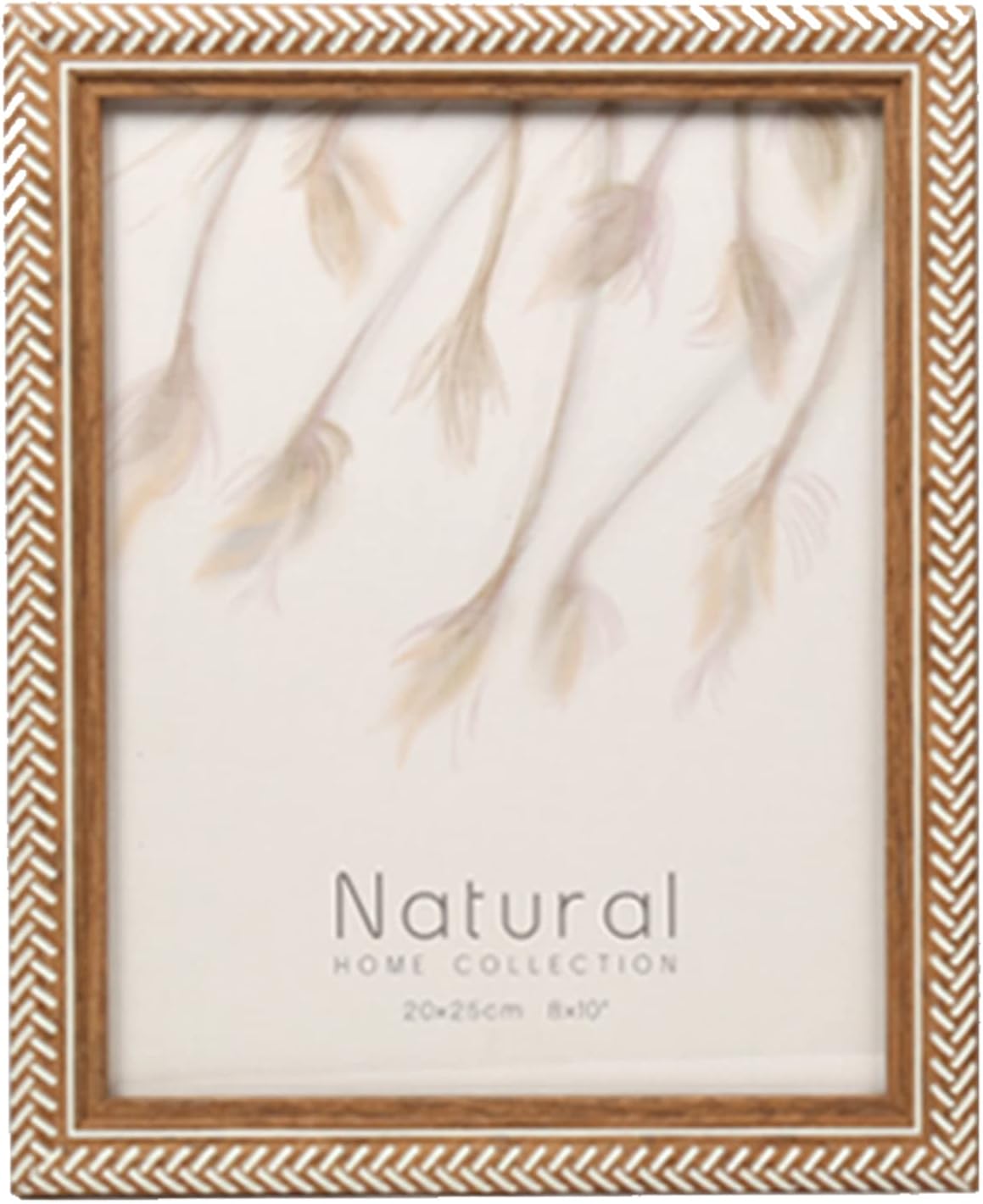 Rustic & Modern Decorative Wall & Tabletop Picture Frame For Home & Office, 8" x 10", Brown