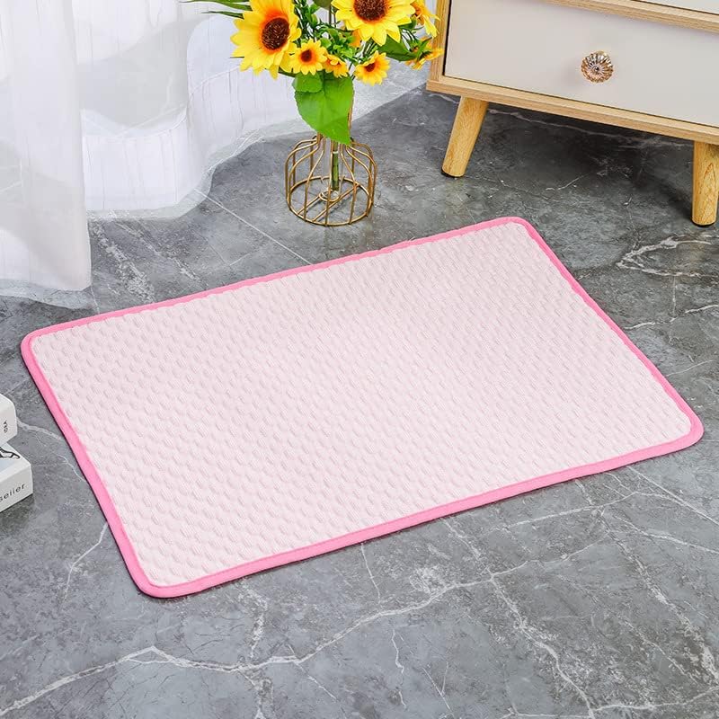 Dog Cooling Mat Washable Ice Silk Folding Cooling Dog Bed Pet Cooling Pad Mat for Dogs Cats Bed Summer Cooling Pad