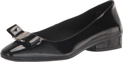 Anne Klein Womens Chella Patent Slip-On Loafers