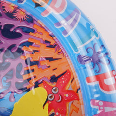 Cat Water Bed - Cooling Pet Mat for Summer, Thickened & Leak-Proof Design, Interactive Sensory Play Mat for Indoor Cats/Kittens, Comfortable Tummy Time Mat (B,25.6 * 25.6 * 3.1 inch)