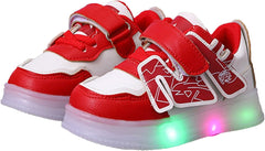 IWIHMIV Toddler Girl Tennis Shoes Toddler Slip On Shoes Light Up Sneakers Girls Athletic Running Sports Sneakers for Toddler