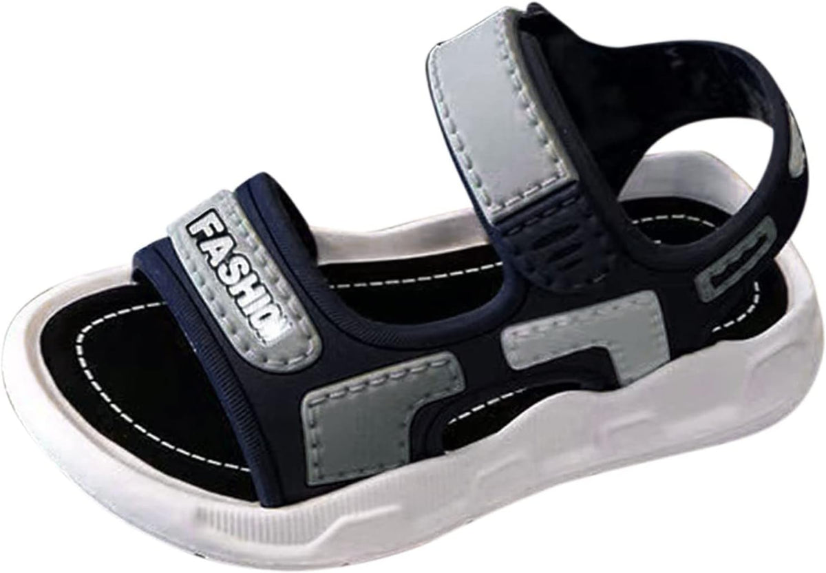 Boys Sandals Adjustable Strap Lightweight Kids Fashion Sport Sandals Outdoor Athletic Casual Sandals Beach Shoes