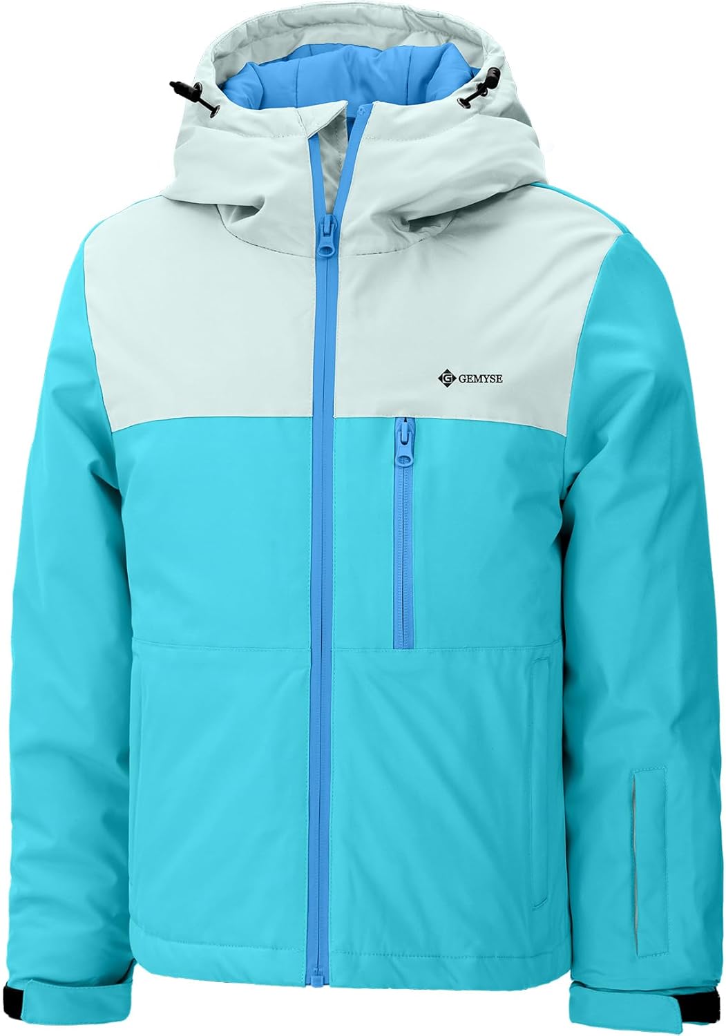 GEMYSE Girl's Winter Jackets Waterproof Windpoof Ski Jacket Warm Quilted Coats Outerwear with Hood