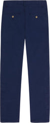IZOD Boys' School Uniform Adaptive Chino Pants, Adjustable Waistband, Velcro Closure & Faux Buttons
