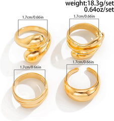 Stackable Rings for Women Stacking Rings Knuckle for Women Ring Sets Jewelry