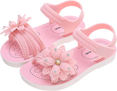 Girls Dress Sandals Children Shoes Girls Sandals Summer Soft Sole Non Slip Comfortable Fashion Shoes Bow Sandals