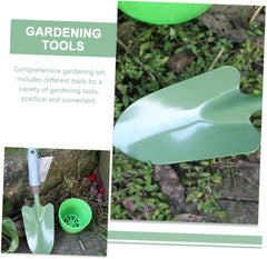 HANABASS 1Set Multi Purpose Garden Tool Stainless Steel Shovel Rake for Efficient Weeding and Soil Excavation Comfortable Grip Hand Tools for Home Gardening