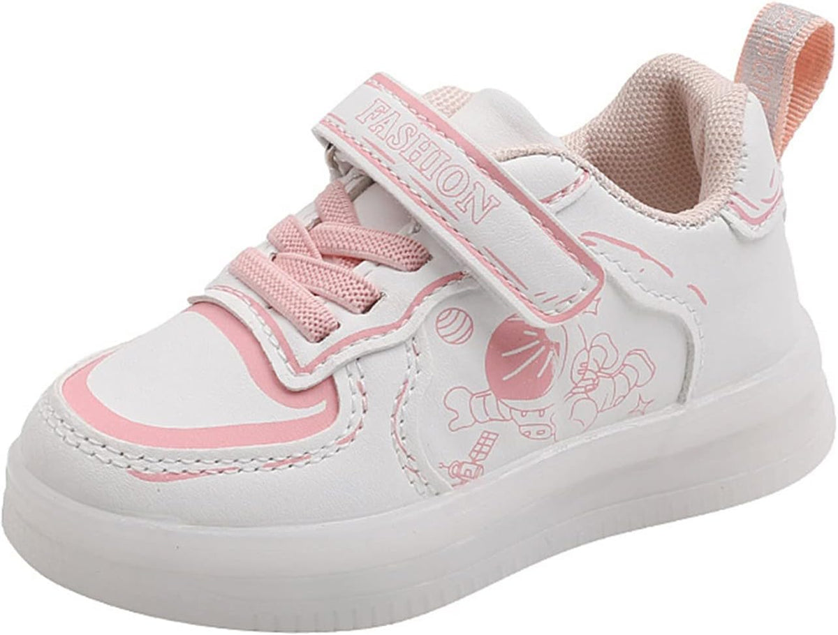 Kids Sneakers Boys Girls White Shoes Lo𝐰 Top Lac𝐞 Up Footwear for Toddler Big Kids Toddler Wide Shoes Boys Light Up