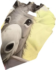 Donkey and Flower Dog Bandana Pet Scarf Accessories for Small Medium Dogs Cats Photo Prop, Triangle Pet Bandanas Adjustable Puppy Bib Washable Dog Kerchief Puppy Neckerchief