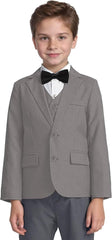 Boys' Formal Solid Color Blazer Jacket School Uniform Coat